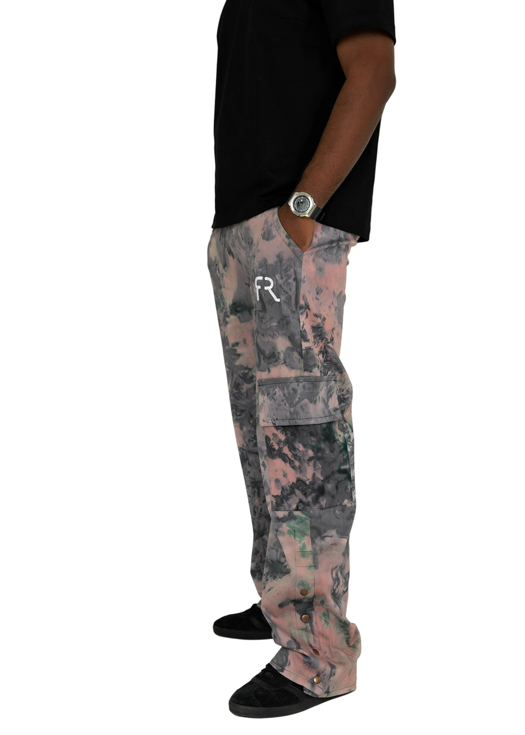 Premium EarthFade Abstract Cargo Pant – Limited Edition